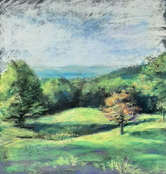 Ktdukeartist-pastel drawing-Pastelmat-landscape